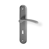 ACT Viola Shield Door Handle - patina